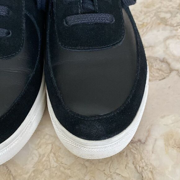 Blondo Goldy Wedge Sneakers Black Leather & Suede - Picture 7 of 15